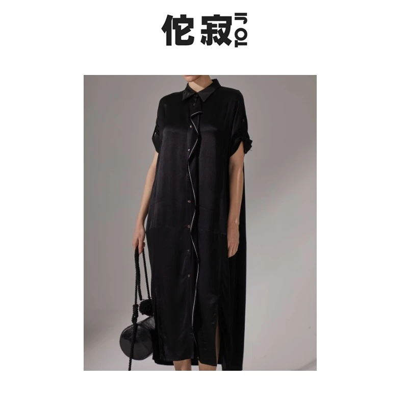 TOJI 佗寂时尚夏季气质轻奢休闲日常连衣裙AWO2L117