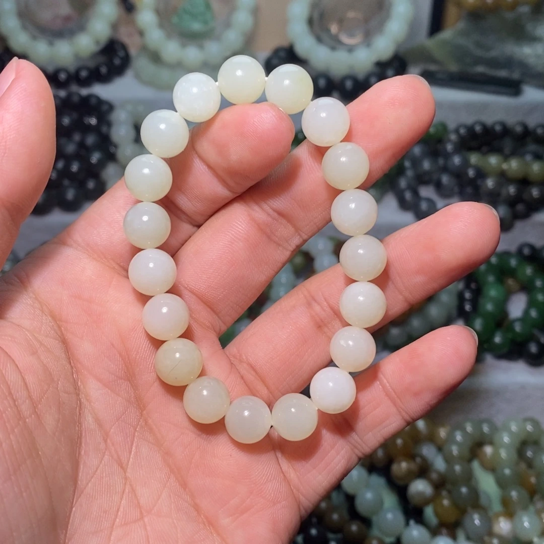 和田玉未镶嵌手链