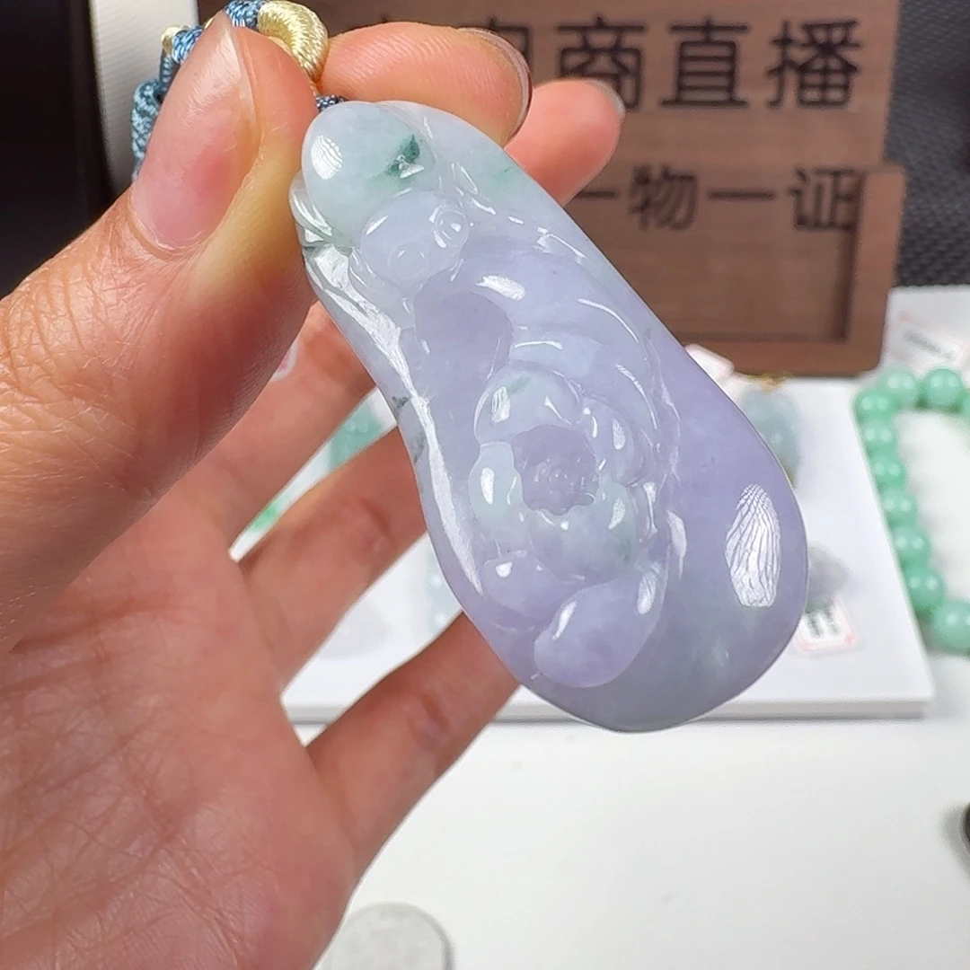 翡翠未镶嵌颈饰11