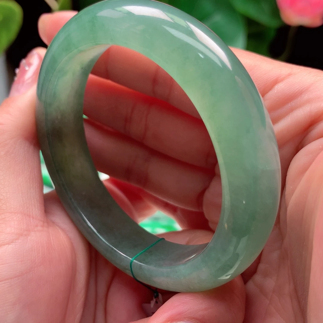 翡翠未镶嵌手镯55.6圈口