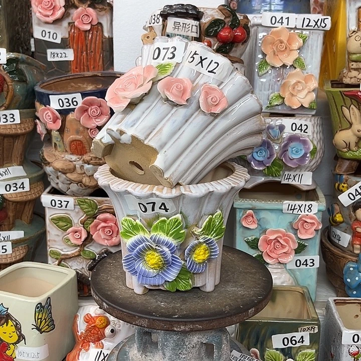 花盆紫砂粗陶材质多肉花盆