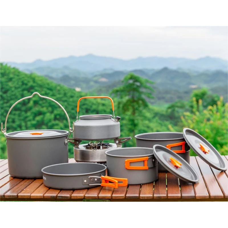 【自由搭配】露营套锅野营野炊用品野外餐具野餐套装便携锅具轻量化