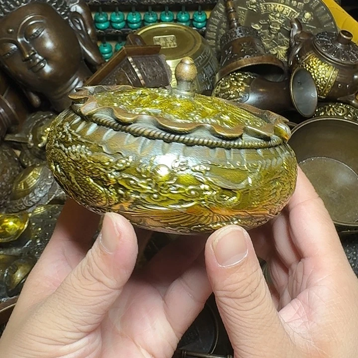 铜器摆件收收藏藏