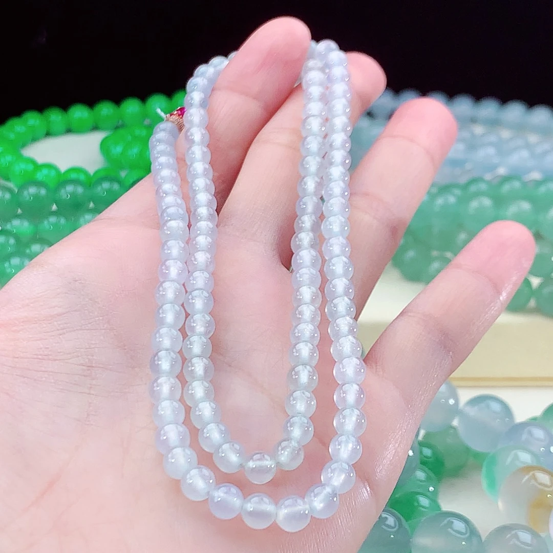 翡翠手链未镶嵌白月光