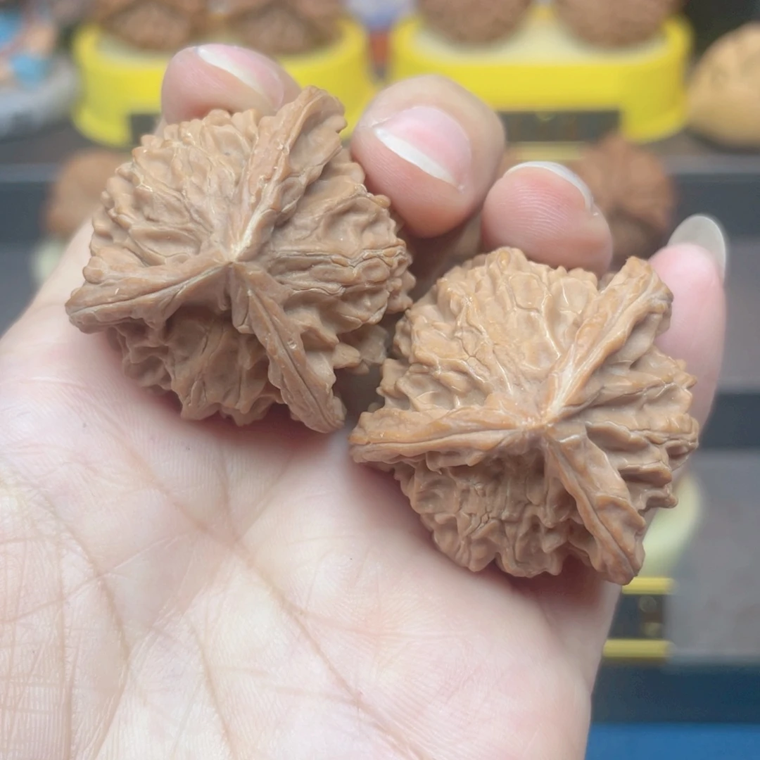 把件文玩核桃盘山三棱37