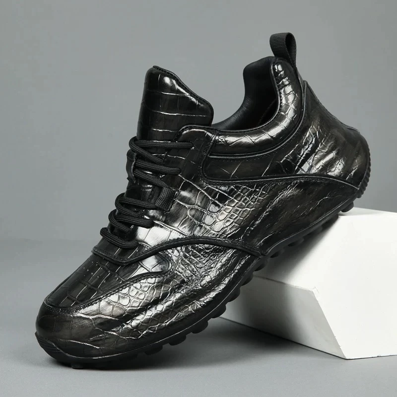 秋冬新款真皮牛皮男士手工休闲男鞋头层牛皮男鞋男士运动软底潮鞋