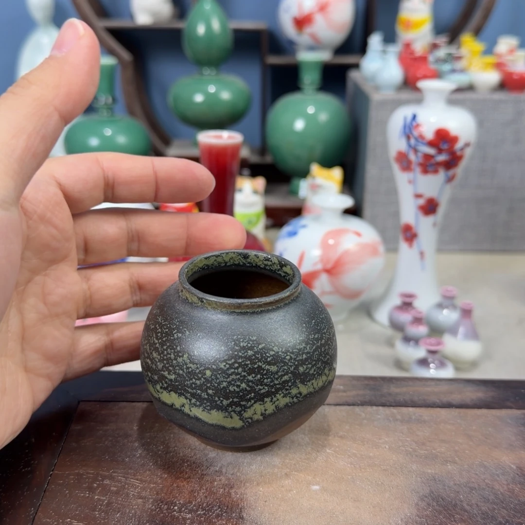 陶瓷手工小花器摆件