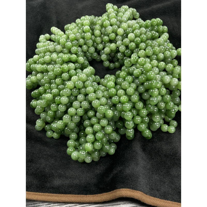 【小耿珠宝】和田玉苹果绿猫眼手串2（多样性发其一）