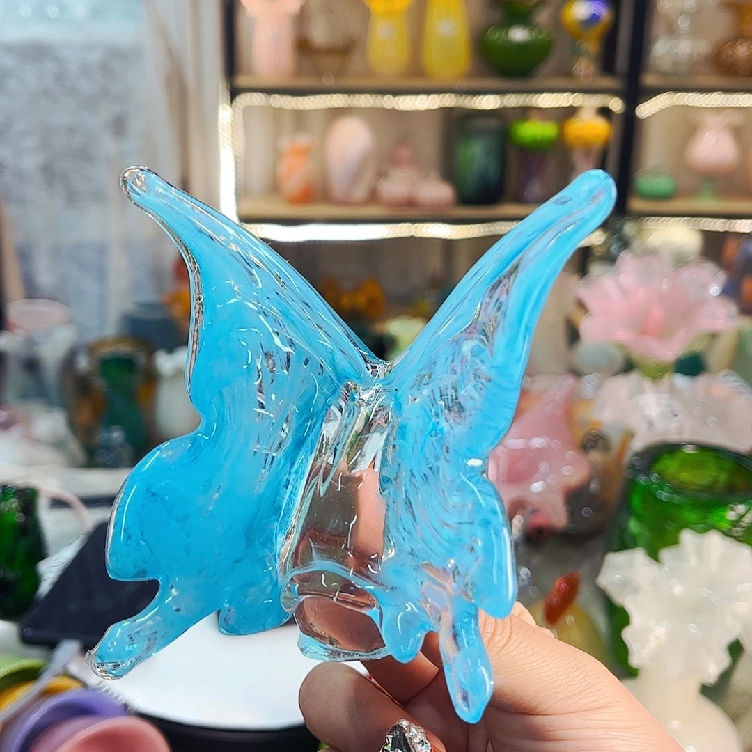 蝴蝶家悦美居琉璃摆件