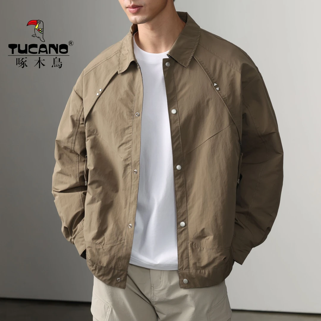 TUCANO/啄木鸟2025双面穿男士春秋新款轻奢简约百搭休闲时尚夹克