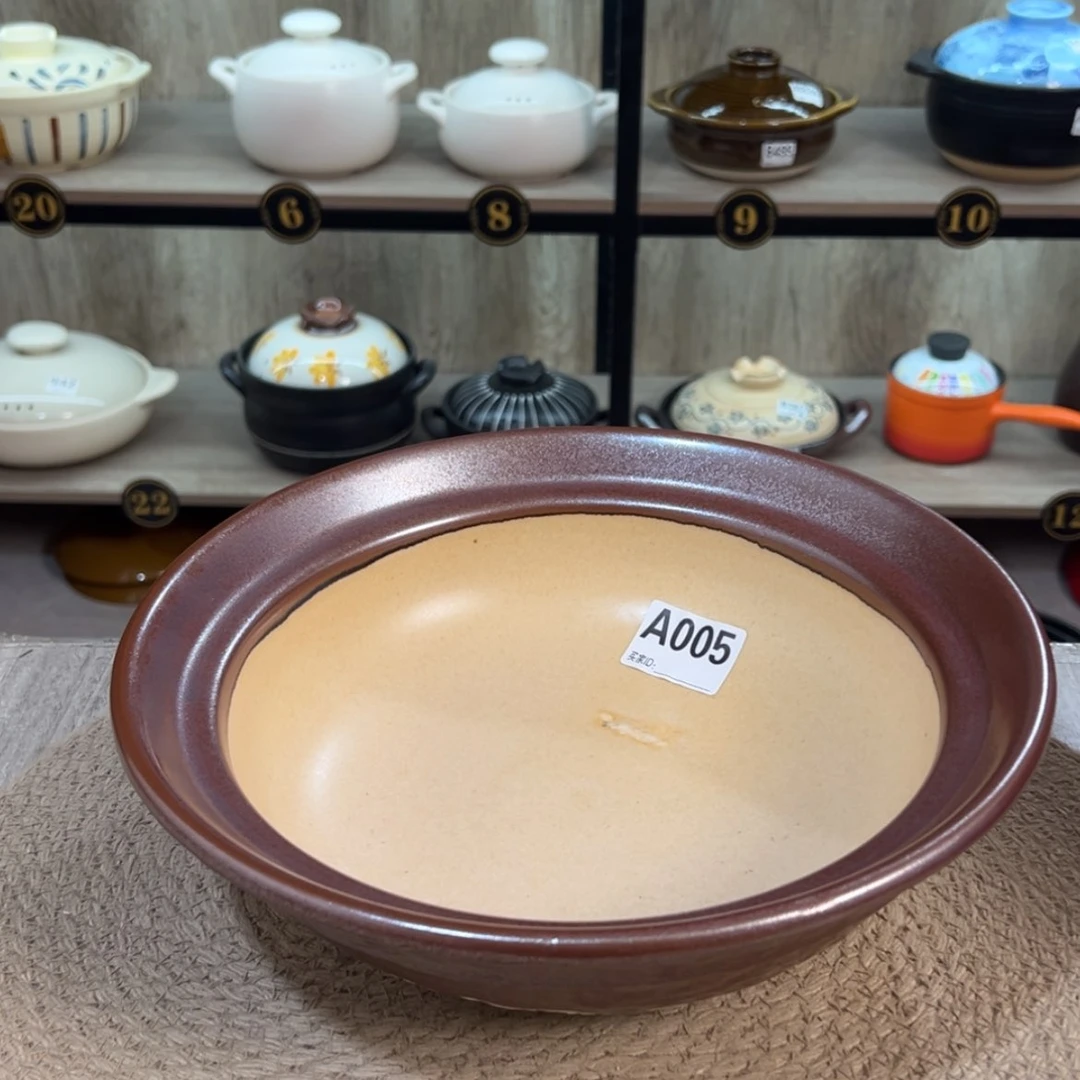 【闪购商品】口径28.5厘米粗陶砂锅微瑕疵品005