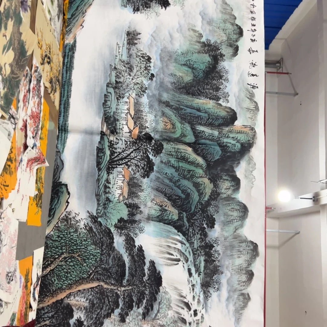 国画国画作品画心一张