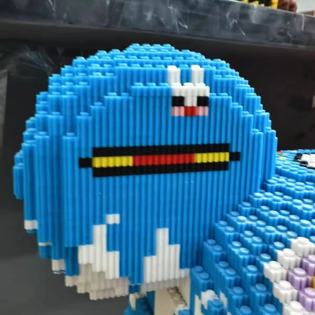 【仙仙专属】萌拼潮玩80厘贴纸涂鸦大熊串联益智积木玩具男女孩礼物