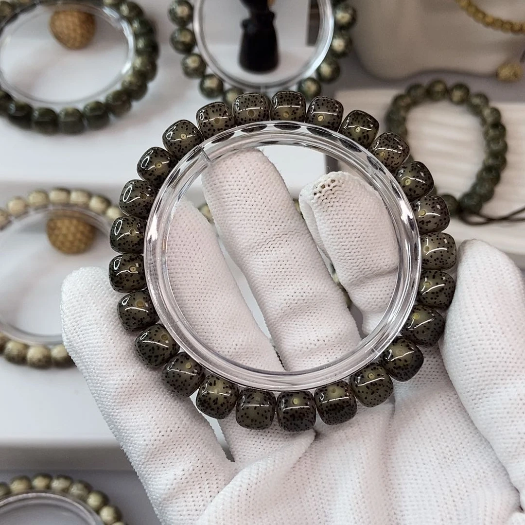 星月菩提手串9全黑冰51