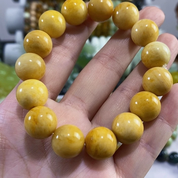 未镶嵌岫玉手串手链