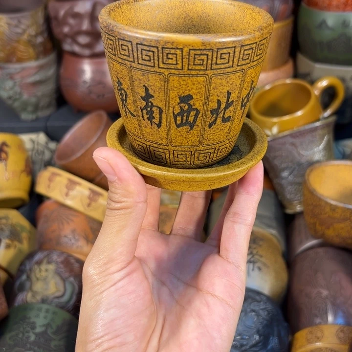 茶杯紫砂宜兴紫砂杯子