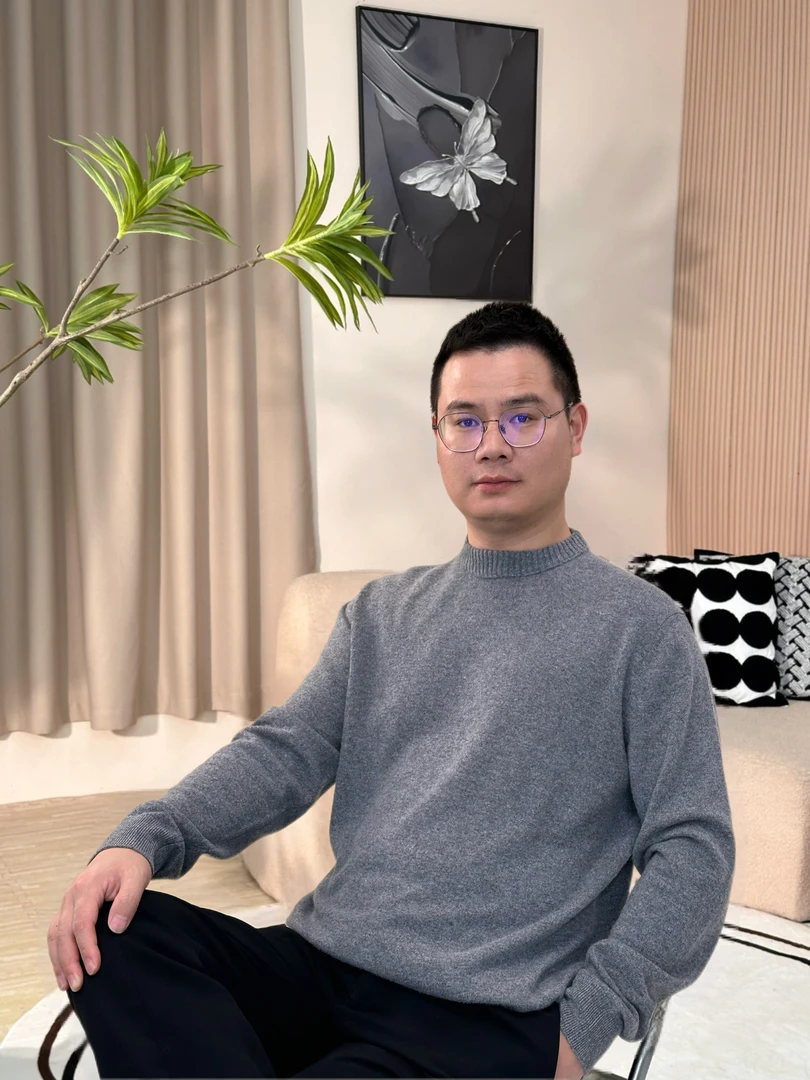 【小山羊/小火炉】baby绒圆领羊绒衫男秋冬高端时尚商务保暖毛衣Y54