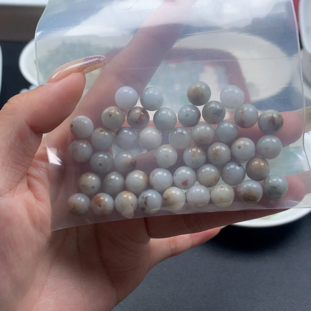 未镶嵌手链翡翠翡翠圆珠8.3