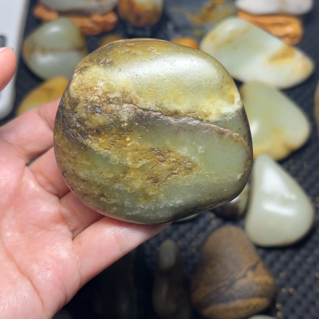 和田玉未镶嵌挂件A20