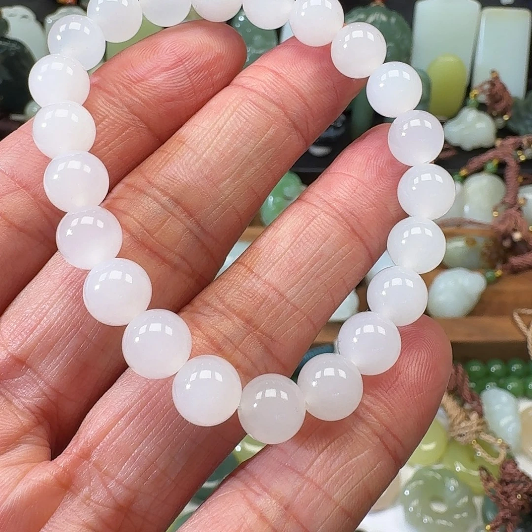 粗***俗和田玉未镶嵌颈饰