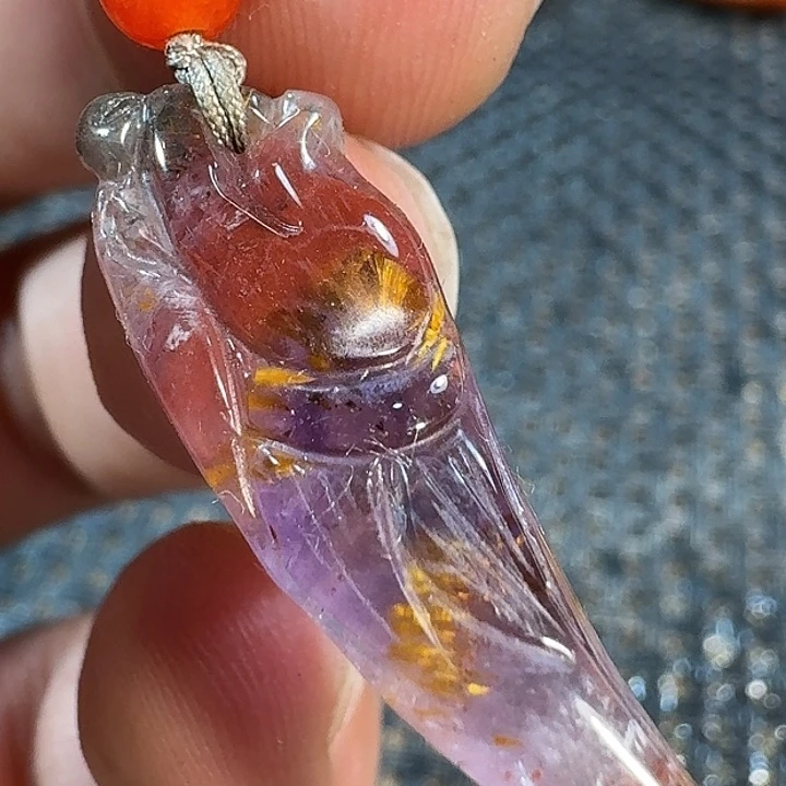 B***일未镶嵌颈饰紫晶好