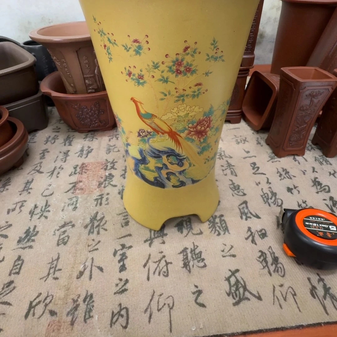 紫砂花盆17x24内经紫砂花盆