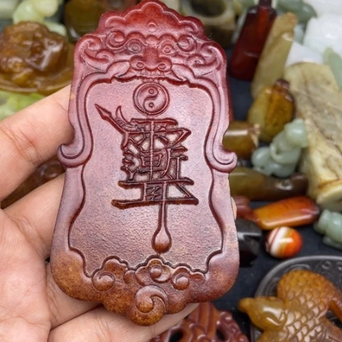 和田玉未镶嵌颈饰84