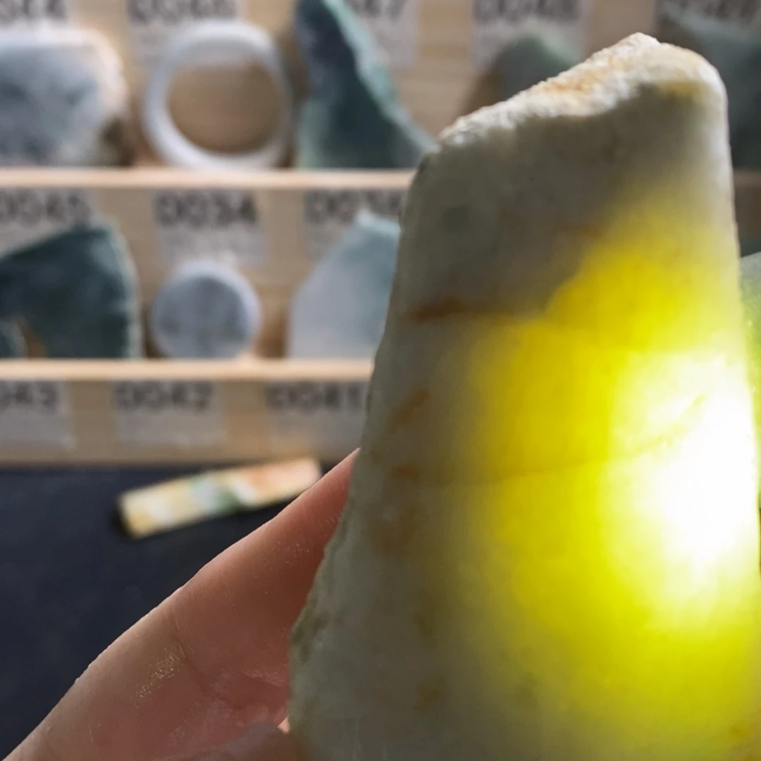 颈饰未镶嵌翡翠天然翡翠