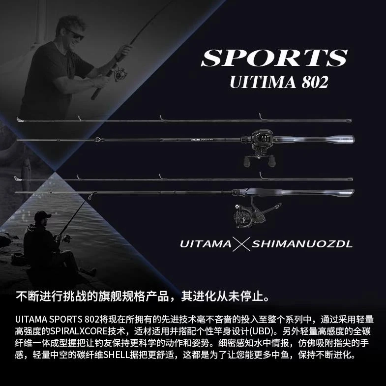 LUNA新款UMTTAWA.LN露娜海鲈斑鳜黑鱼翘嘴竿岸抛路亚远投竿大