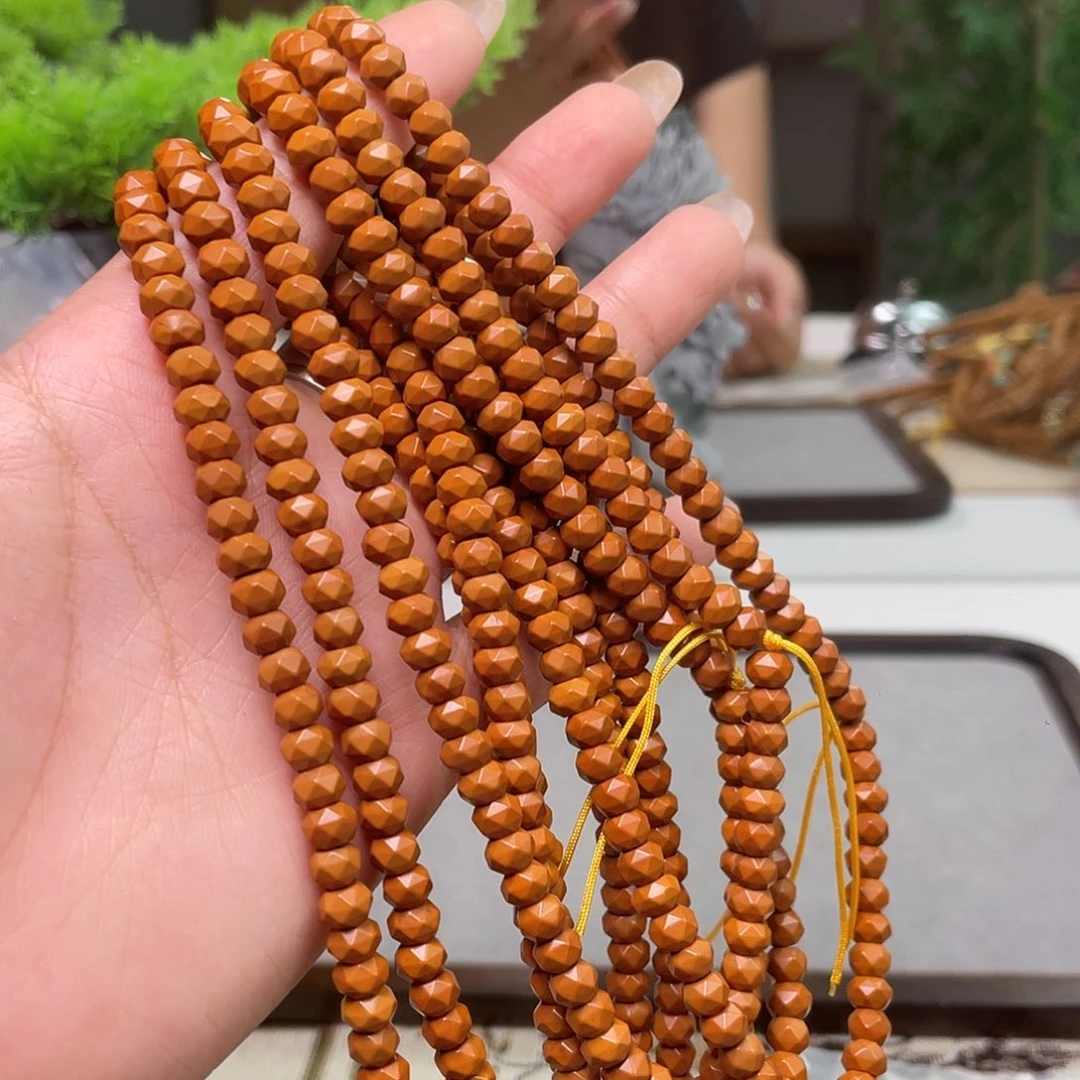 橄榄核手串/手链6mm核尖钻石面清