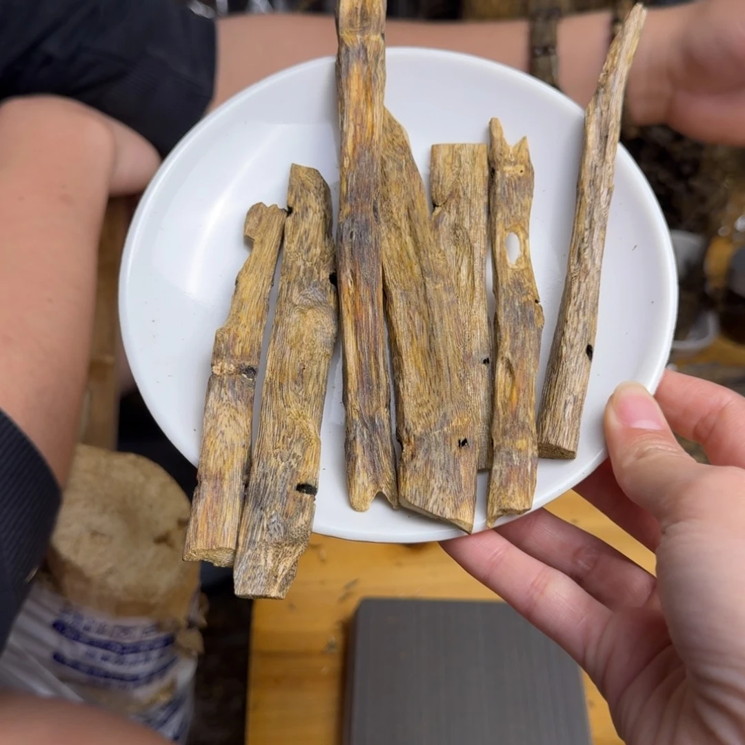 沉香沉香碎屑白棋品种块料41克