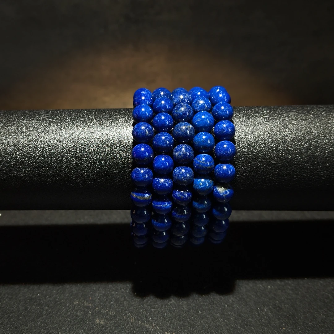 【黑胖珠宝】 H0490 青金石手串 多样性发其一