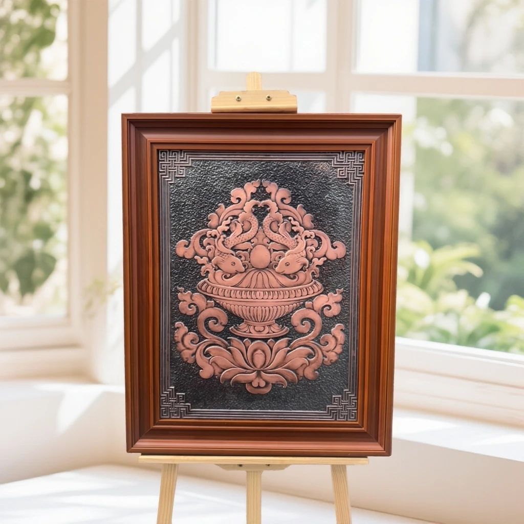 吉祥八宝中的：金鱼：手工制作高度73厘米宽度58厘米全国包邮