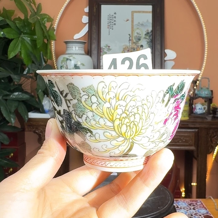 陶摆件景德镇陶瓷手工杯子