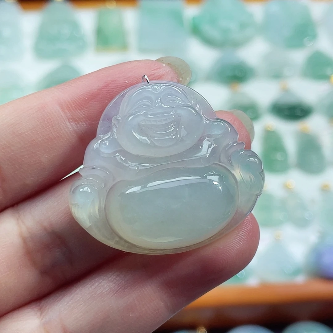 颈饰未镶嵌翡翠佛公