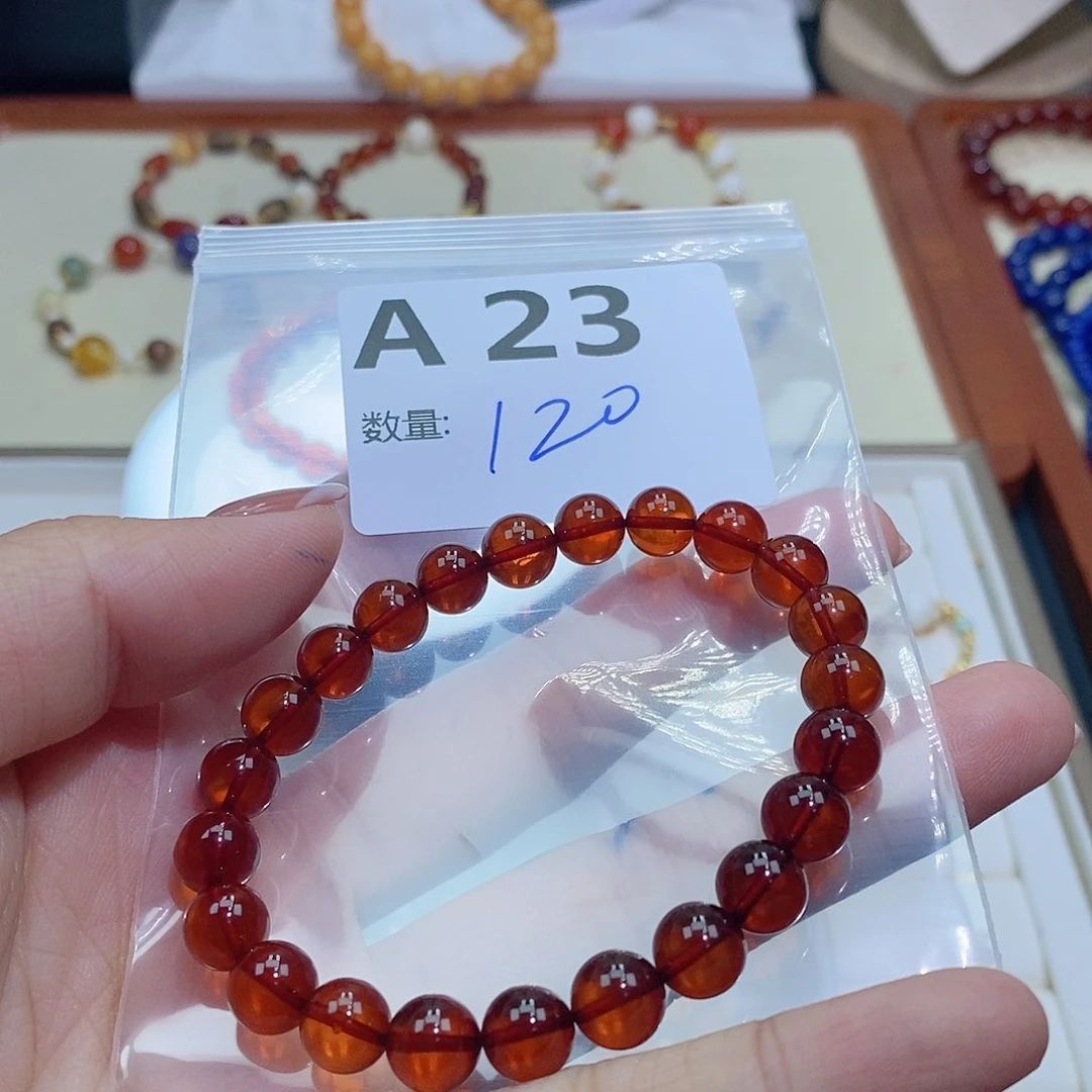 血珀手链未镶嵌家**女A23