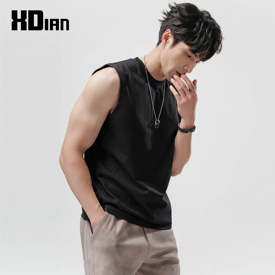 XDIAN/续点索罗娜速干无袖T恤男240G夏季运动休闲坎肩宽松背心