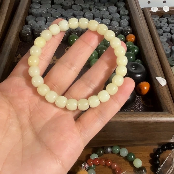 和田玉未镶嵌手链