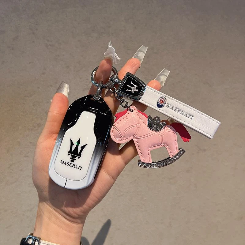 适用玛莎拉蒂钥匙套莱万特车吉博力 levante 总裁qt金属保护壳扣