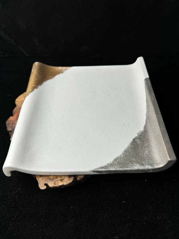 回流茶托茶盘描金描金