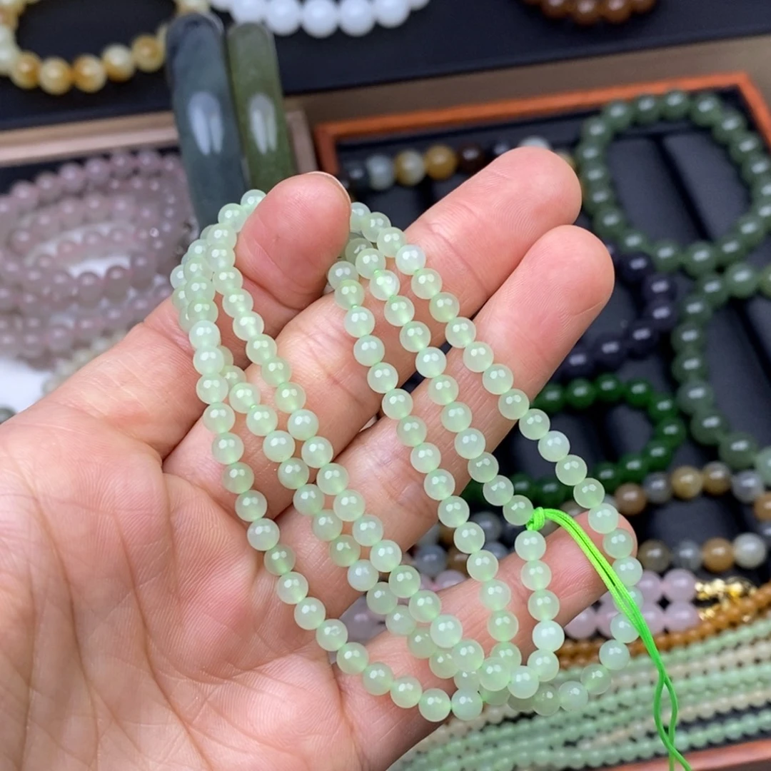 和田玉未镶嵌手链