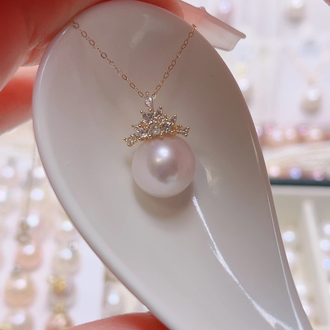 淡水珍珠未镶嵌吊坠(赠链)