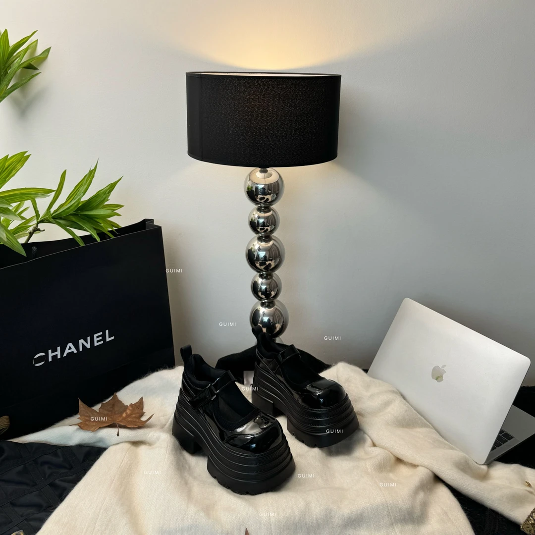 闺蜜家～【超模腿】10cm厚度增高显瘦乐福鞋