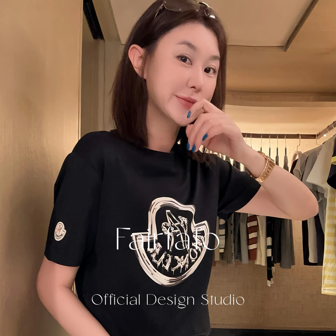 【芒芒印花T恤】圆领时尚潮流经典黑白纯色水洗做旧TXPY311053