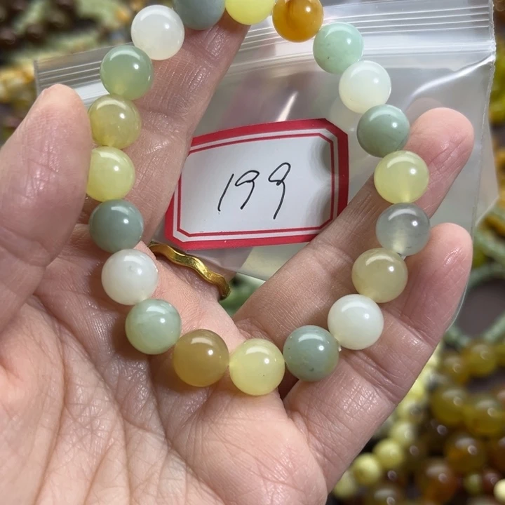 蛇纹石玉未镶嵌手链
