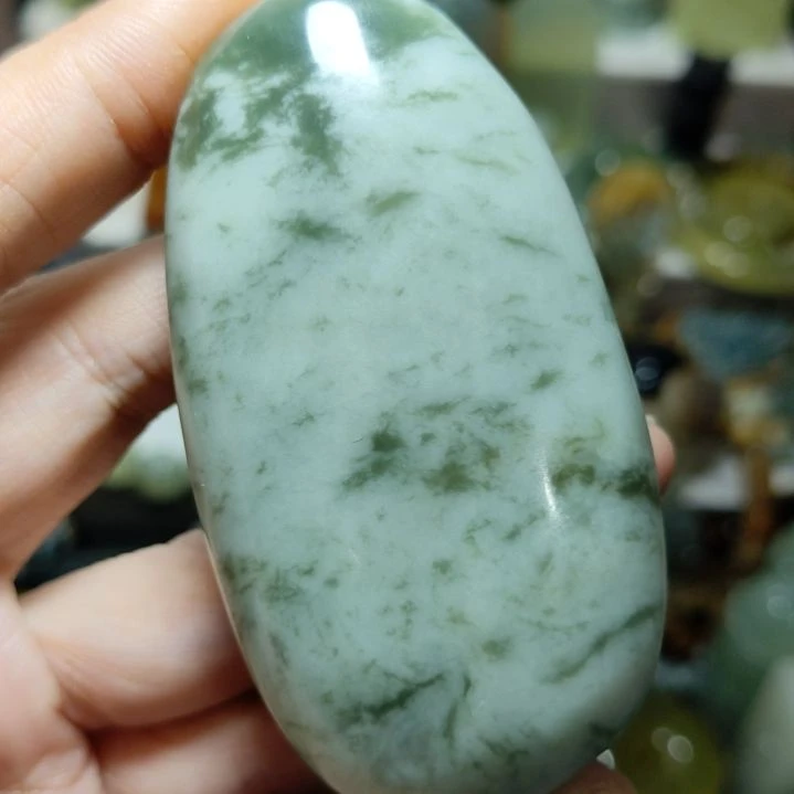 岫玉未镶嵌手把件款式