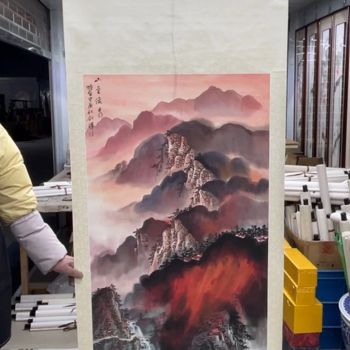 书法张建锋老师作品深色俊秀