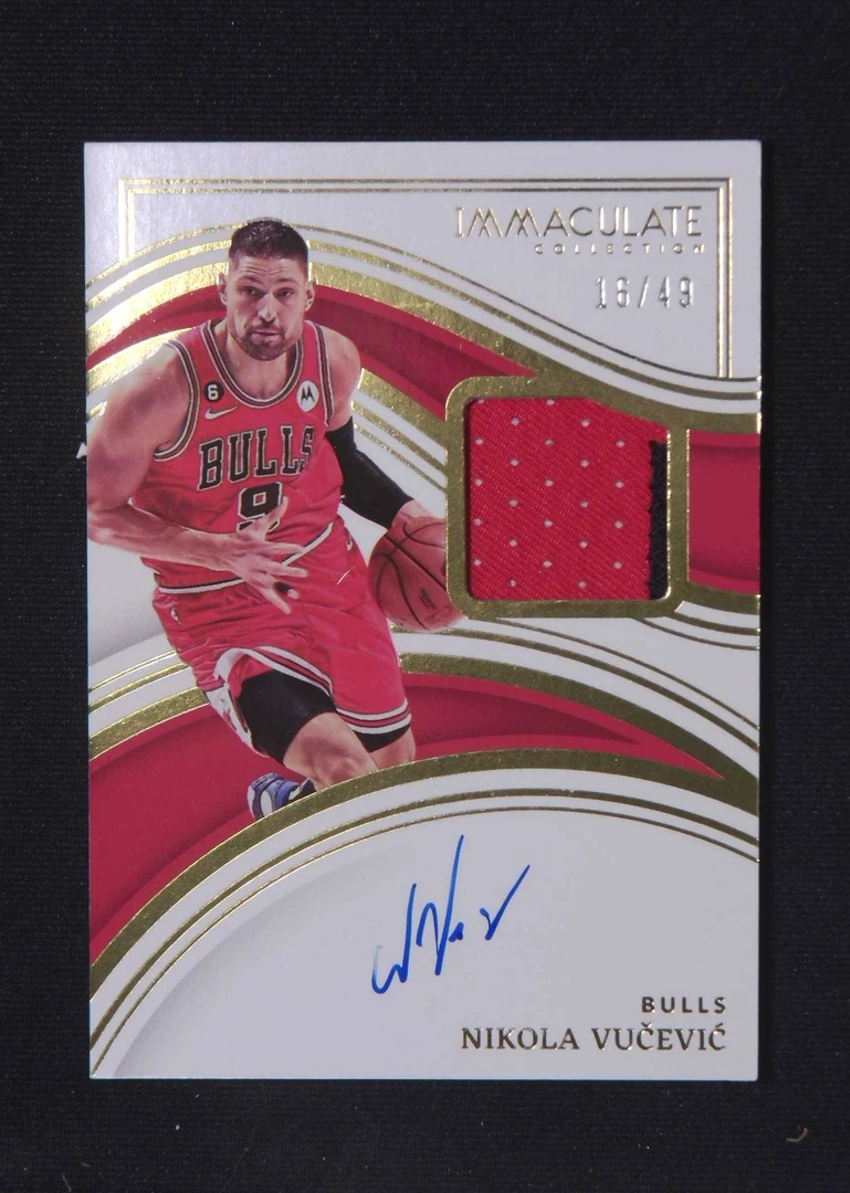 【直播开价】武切维奇 49编 球衣物料+签字 球星卡包邮