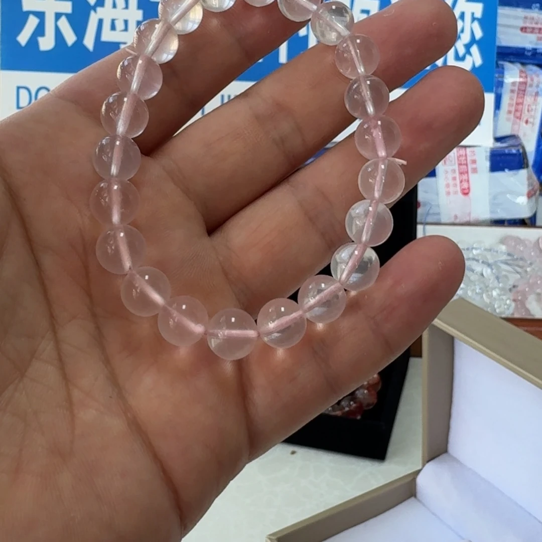 水晶手串未镶嵌天然水晶手串