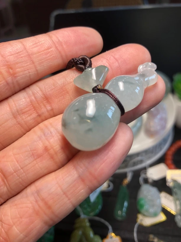 翡翠立体葫芦男女款转运招财福禄